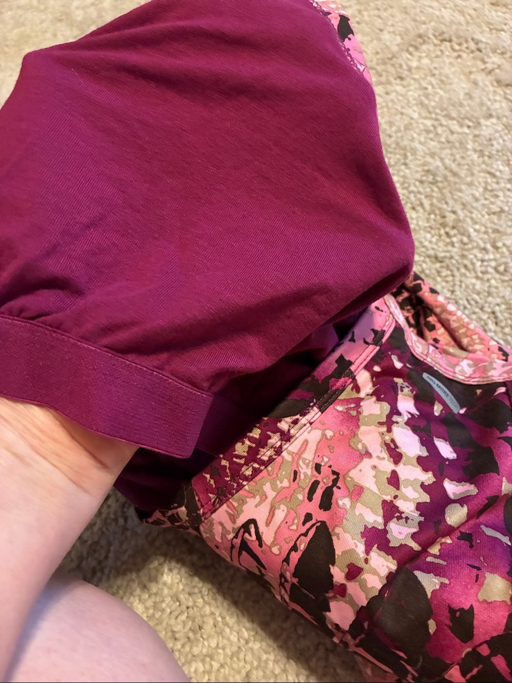Danskin Pink & Magenta Patterned Athletic Tank - Picture 6 of 8